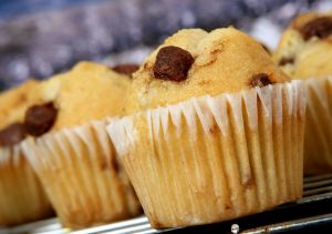 muffin con chocolate