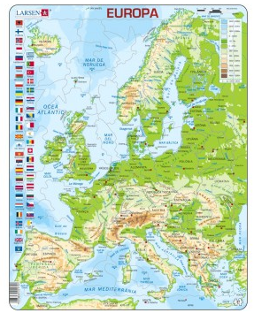 Mapa físico de Europa